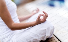 Yoga woman meditating